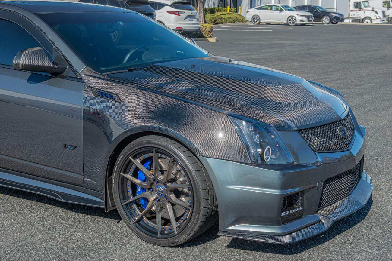 2009-2015 CTS-V V2 | Carbon Fiber Fenders
